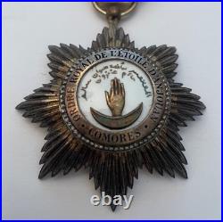 Chevalier Ordre Royal de l'Etoile d'Anjouan. Ordre Colonial (L0)