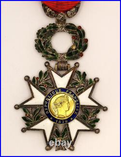 Chevalier Ordre de la Légion d'Honneur. III°République. Argent. MODÈLE DE LUXE