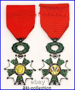 Chevalier Ordre de la Légion d'Honneur. III°République. Émaux, argent. France