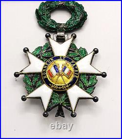 Chevalier Ordre de la Légion d'Honneur. III°République. Émaux, argent. France