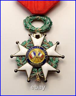 Chevalier Ordre de la Légion d'Honneur. III°République. Or, argent. France