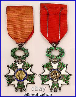 Chevalier Ordre de la Légion d'Honneur. IV°République. Argent. MODÈLE DE LUXE
