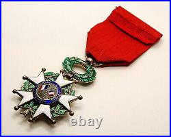 Chevalier Ordre de la Légion d'Honneur. IV°République. Émaux, argent