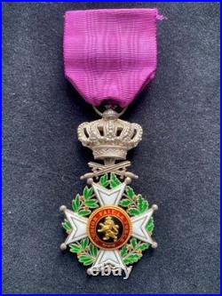 Chevalier de l'Ordre de Léopold à Titre Militaire-Belgique-WWI