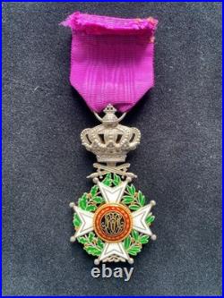 Chevalier de l'Ordre de Léopold à Titre Militaire-Belgique-WWI