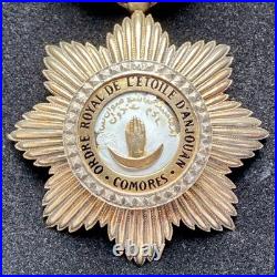 Chevalier de l'Ordre de l'Etoile d'Anjouan Vermeil Comores France