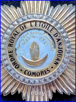 Chevalier de l'Ordre de l'Etoile d'Anjouan Vermeil Comores France