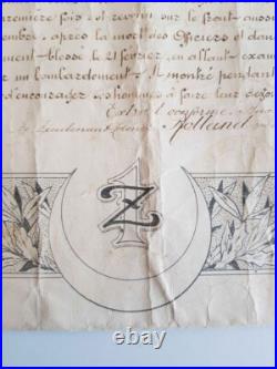 Citation à l'ordre du premier régiment de Zouaves 1915