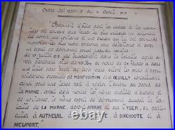 Citation à l'ordre du régiment 29ème Dragons croix de guerre français WW1 14 18