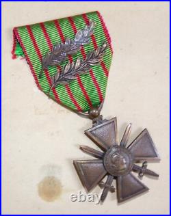 Citation à l'ordre du régiment 29ème Dragons croix de guerre français WW1 14 18