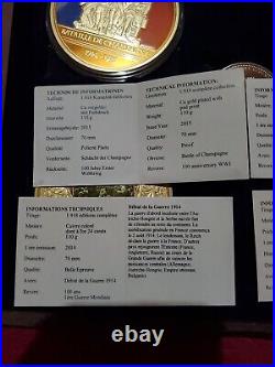 Coffret Médailles Militaire Centenaires 100ans 1ère Guerre Mondiale 1 Comme Neuf