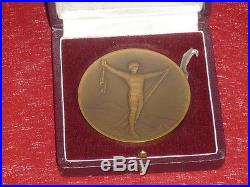 Coll. J. DOMARD SPORT MEDAILLE JEUX OLYMPIQUES 1rst WINTER GAMES CHAMONIX 1924
