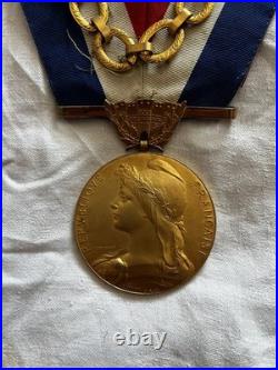 Collier de fonction de Maire, trés belle fabrication française, Drago, commune