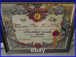 Commanderie De L Ordre Des Anysetiers Du Roy. Anis Marseille. Medaille. Commandeur