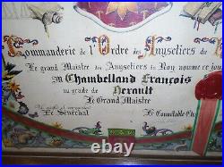 Commanderie De L Ordre Des Anysetiers Du Roy. Anis Marseille. Medaille. Commandeur