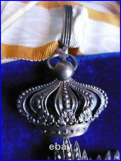 Commandeur Ordre Royal du Cambodge Kretly Vermeil & or Indochine french medal