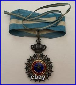 Commandeur Ordre du Nicham El Anouar. 1922. Ordre Colonial. Tadjoura. 04 (L0)