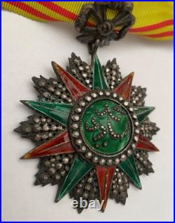 Commandeur Ordre du Nichan Iftikar. 1902. Ordre du Protectorat. Tunisie (L0)