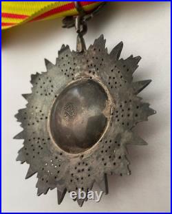 Commandeur Ordre du Nichan Iftikar. 1902. Ordre du Protectorat. Tunisie (L0)