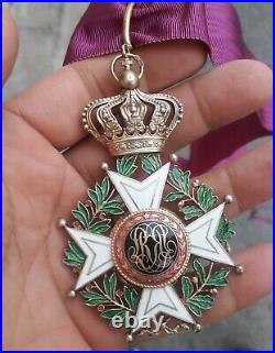 Commandeur ordre de Leopold legion d'honneur de la Belgique belgian medal