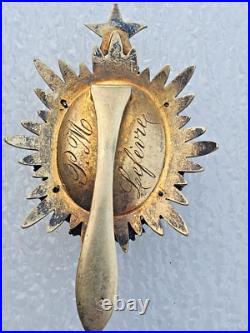 Conseil Général du Pas de Calais, vermeil et émail, gravé au dos, poinçon, 53x41