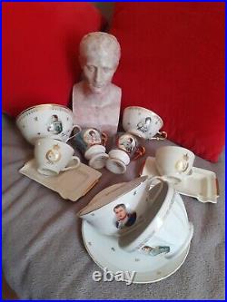 Corse Lot Porcelaine Napoleon 1er Et Josephine Pieces Rares
