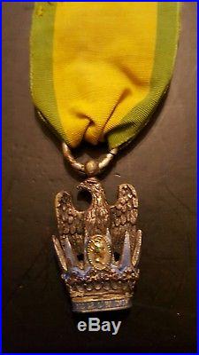 Couronne de fer ordre premier empire napoleon order medal napoleon reproduction