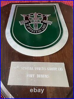 Crest 10TH Special Forces B52 Et Sog Group Oda 31 Vietnam Rare Vintage