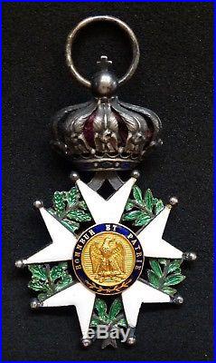 Croix Chevalier Légion d'Honneur Napoléon Empereur des Français Argent et Or