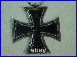 Croix De Fer 2ème Classe, EK2, Fabricant U Ou O, Allemand 1ère Guerre Mondiale