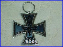 Croix De Fer 2ème Classe, EK2, Fabricant U Ou O, Allemand 1ère Guerre Mondiale