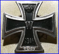 Croix De Fer Allemande Avec Boite 1914 German Iron Cross Ww1 With Box