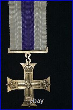 Croix De Guerre Anglaise 1914-1918-military Cross Georges V French Made 1°ww