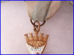 Croix Médaille Ordre IN FIDE VIRTUS ORIGINAL Loge Maçonnique de Berlin