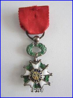 Croix Officier Legion D'honneur Luxe 1870 Argent Et Or / Ww1/medaille Militaire