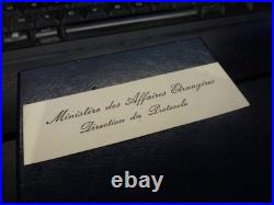 Croix commandeur ordre de l'honneur Grece, boite du Ministere Affaires Etrangères