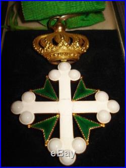 Croix de Commandeur Ordre des Sts Maurice et Lazare, Italie