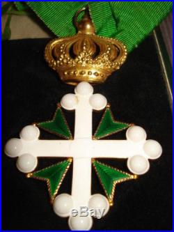 Croix de Commandeur Ordre des Sts Maurice et Lazare, Italie