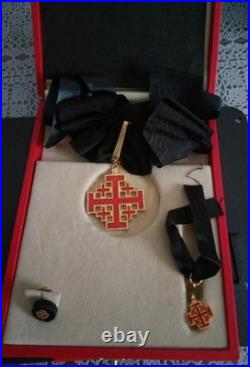 Croix de Commandeur de l'Ordre Pontifical du Saint Sépulcre VATICAN TBE