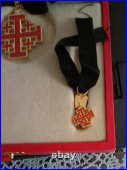 Croix de Commandeur de l'Ordre Pontifical du Saint Sépulcre VATICAN TBE
