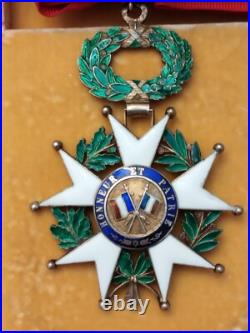 Croix de Commandeur de la Légion d'Honneur 3ème République 1870 avec écrin AB