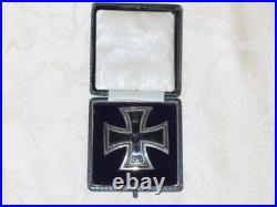 Croix de Fer 1 Classe avec Étui Avec Rare Fabricants 800 Kmst Drgm! 1 Wk