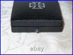 Croix de Fer 1 Classe avec Étui Avec Rare Fabricants 800 Kmst Drgm! 1 Wk