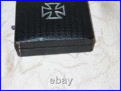 Croix de Fer 1 Classe avec Étui Avec Rare Fabricants 800 Kmst Drgm! 1 Wk