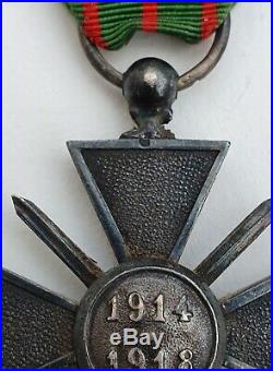Croix de Guerre 1914-1918, argent