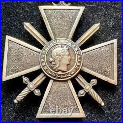 Croix de Guerre WWI 1914 1916 Vermeil