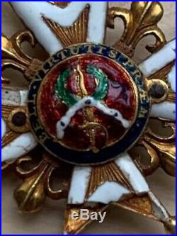 Croix de Saint Louis en or modele de la création Louis XIV