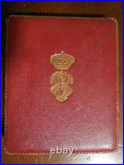 Croix de chevalier de l'Ordre de la Couronne d'Italie + mignon et rosace en