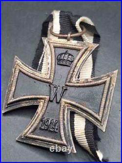 Croix de fer EK Militaria 2. Classe + bande fabricant Meyer RAR 55
