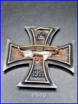 Croix de fer EK Militaria décoration façade avec aiguille support RARE WW1